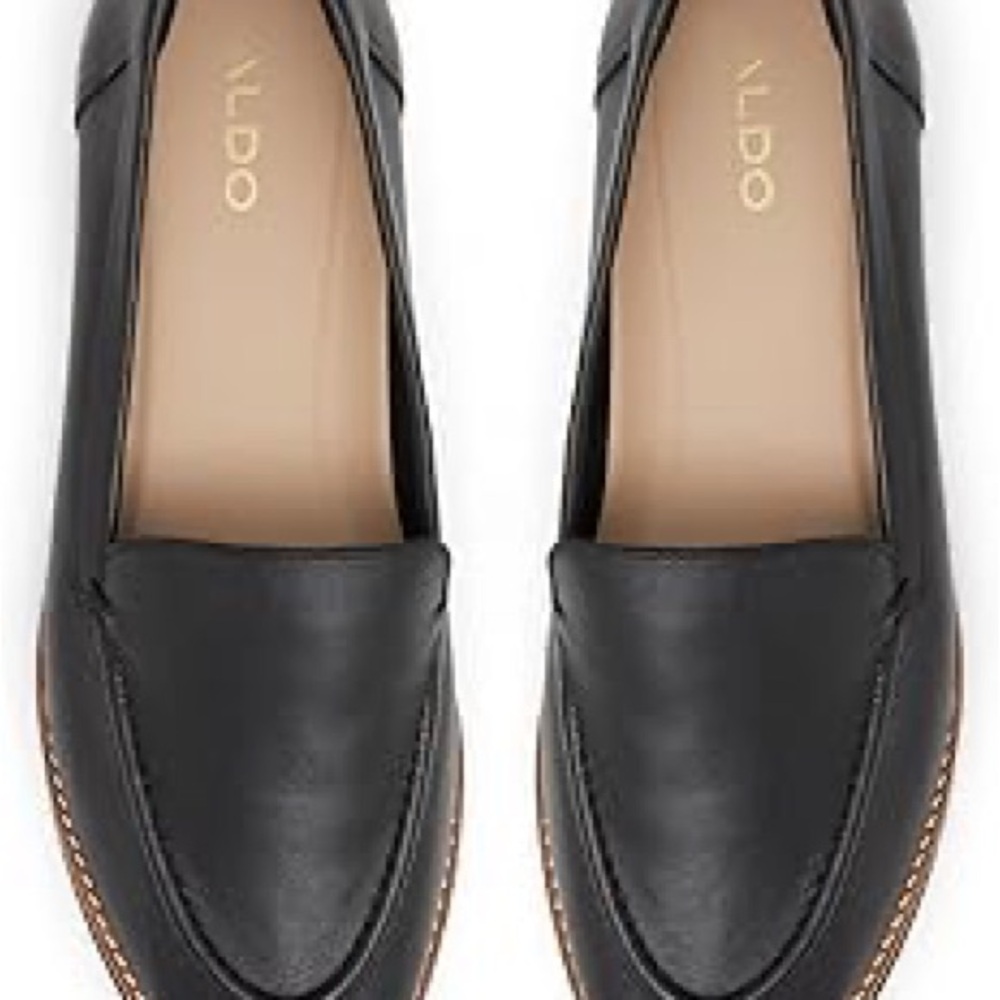 Aldo Women's Classic Black Loafers - Picture 2 of 7